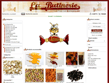 Tablet Screenshot of confiserie-biologique.com